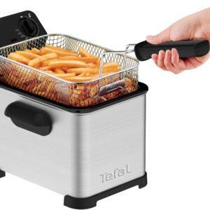 Tefal Fritteuse Family Pro Access, 3000 W, 4 L, Ölbehälter herausnehmbar, Kühlzonen-Technologie, FR5030 Tefal Kaltzonenfritteusen