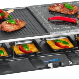 BOMANN Raclette BOMANN Raclette RG 2279 CB, 8 Raclettepfännchen, 1400 W
