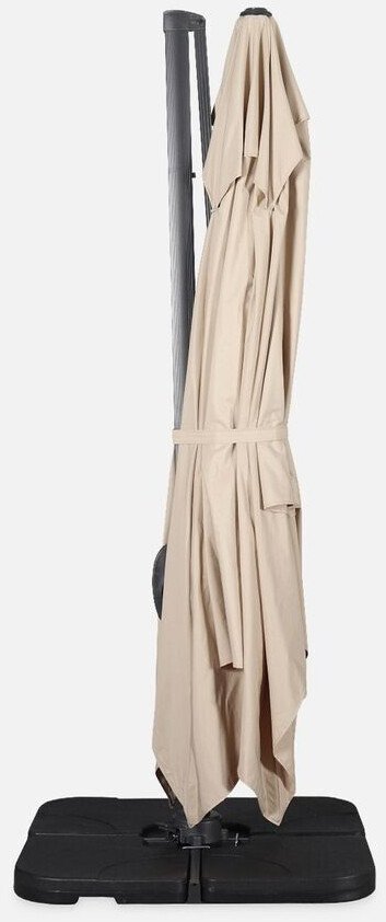 Alice's Garden Wimereux 3 x 4 mbeige avec dalles à lester Protections solaires extérieures