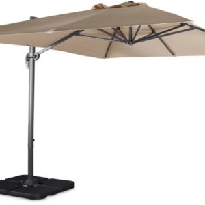 Alice's Garden Wimereux 3 x 4 mbeige avec dalles à lester Protections solaires extérieures