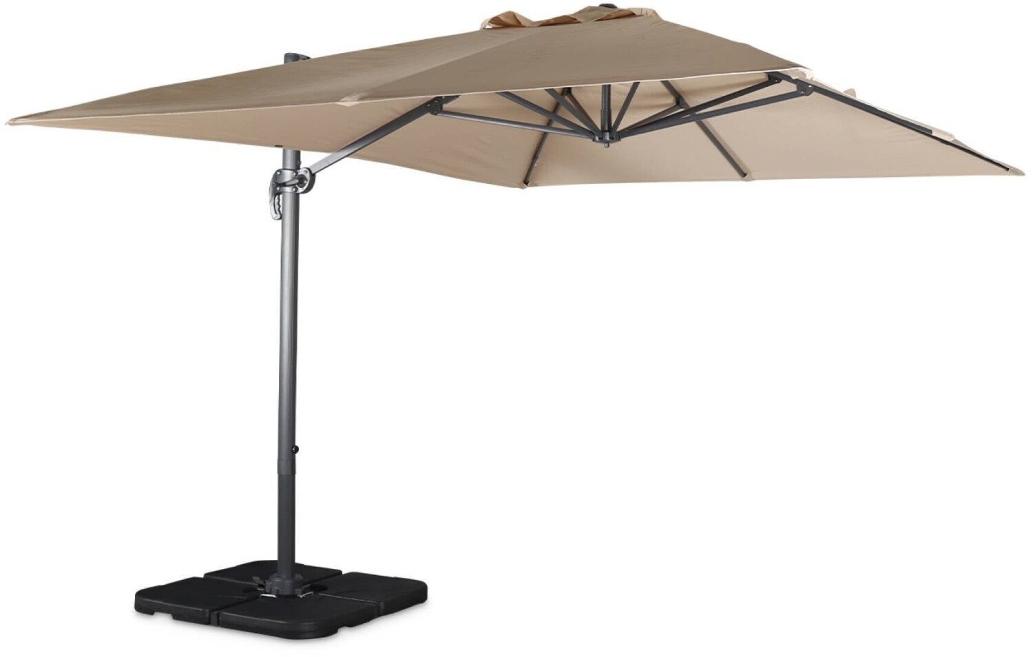 Alice's Garden Wimereux 3 x 4 mbeige avec dalles à lester Protections solaires extérieures