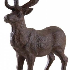 Aubry Gaspard Cerf en fonte Décoration de jardin