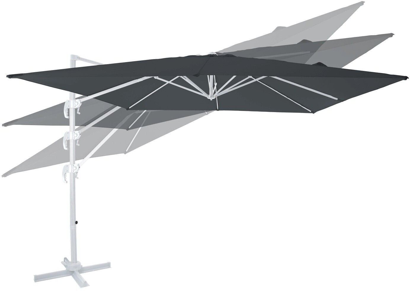 Protections solaires extérieures AXI Nima 300 x 300 cmwhite/grey