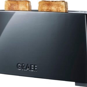 Graef 2-Scheiben-Toaster Graef Toaster TO 92, schwarz-matt, 1 langer Schlitz, für 2 Scheiben, 880 W