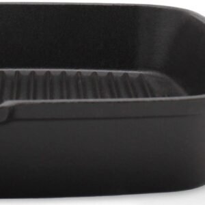 Krüger Steakpfanne Einsenguss Grill-/ Steakpfanne TOLEDO, 28 x 28cm, Gusseisen (1-tlg), für Induktions-Kochfelder geeignet Kru00FCger Steakpfannen