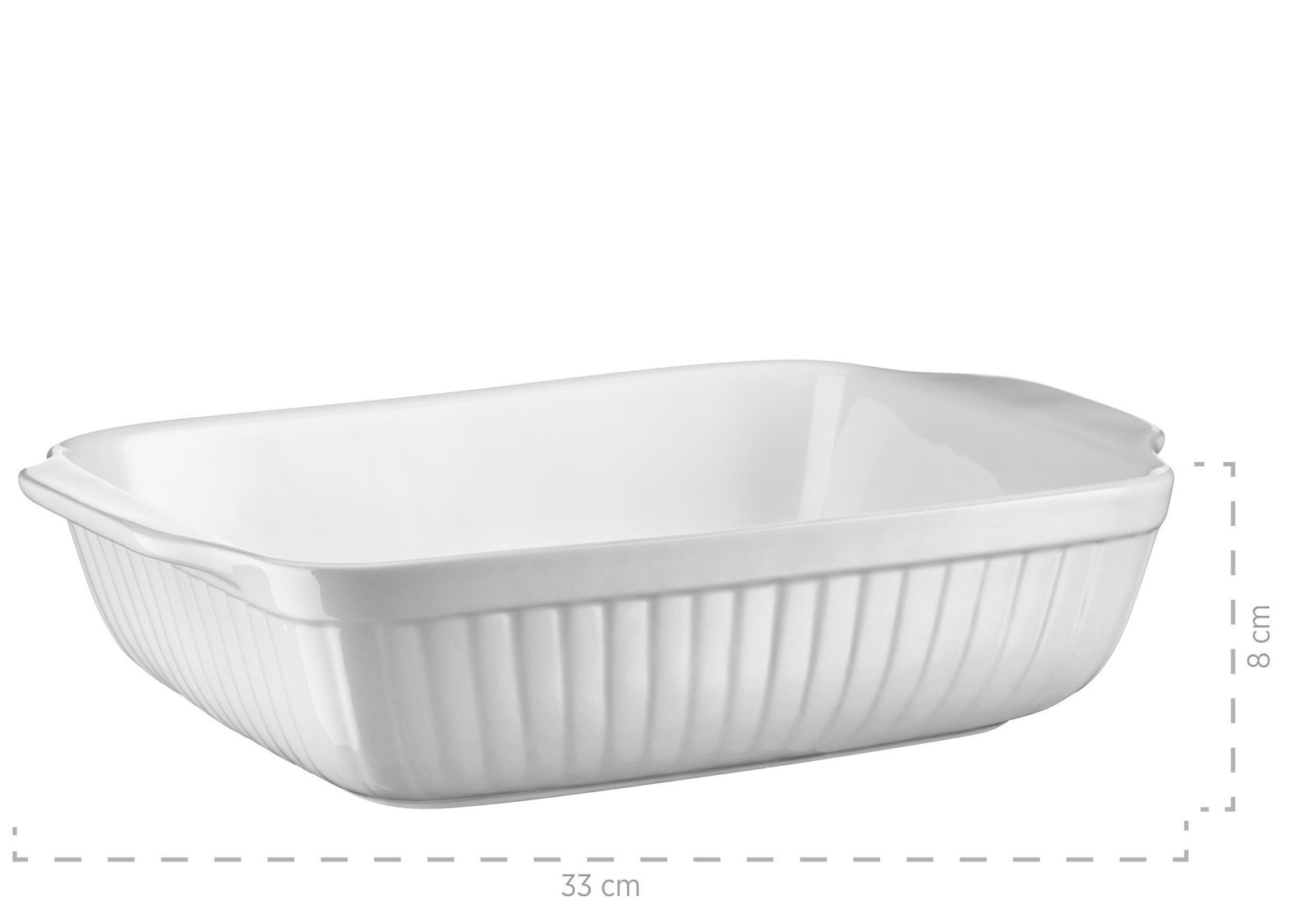 Mu00C4SER Auflaufformen MÄSER Auflaufform KITCHEN TIME, Keramik, (2-St) Weiß