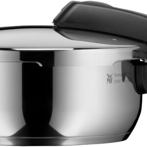 WMF Schnellkochtöpfe WMF Schnellkochtopf Perfect One Pot Induktion 3l, Cromargan® Edelstahl Rostfrei 18/10 (1-tlg), abnehmbarer Deckelgriff, großes Kochsignal, 2 Kochstufen