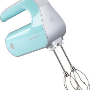 BOSCH Handmixer Styline MFQ40301, Edelst. Rührbesen/Knethaken, 5 Stufen, hellgelb, 500 W, Turbostufe, leichtes Gehäuse, Made in Europe Türkis BOSCH Handmixer