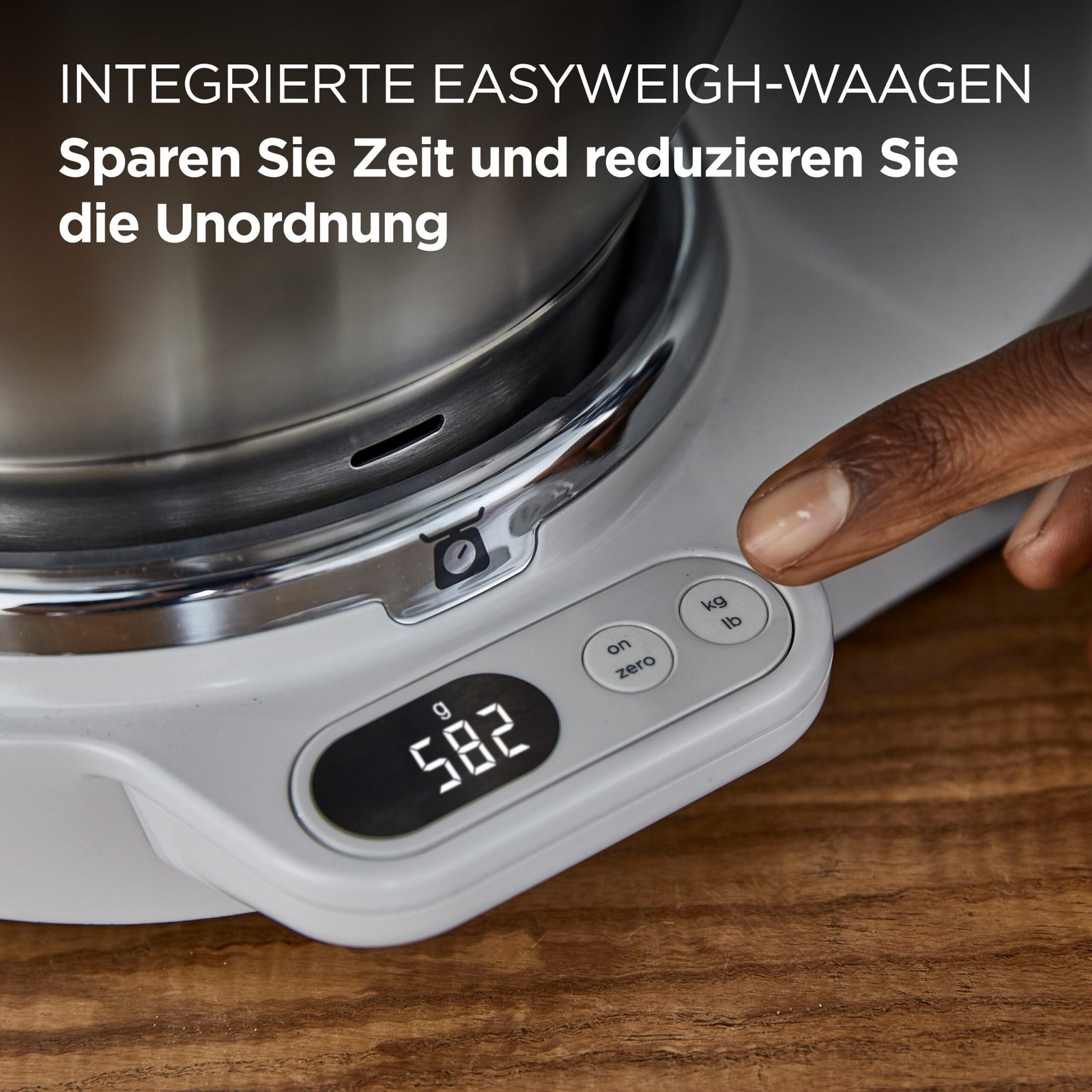 KENWOOD Multifunktionsküchenmaschinen KENWOOD Küchenmaschine Titanium Chef Baker KVC85.594SI Titanium Chef Baker KVC85.594SI, 1200 W, 5 l Schüssel, inkl. umfangreiches Zubehör, mit integrierter EasyWeigh Waage