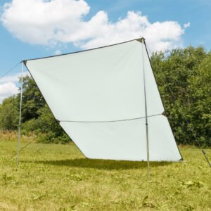 Protections solaires extérieures Berger Vela UV Tarp 300 x 240 cm Light Grey