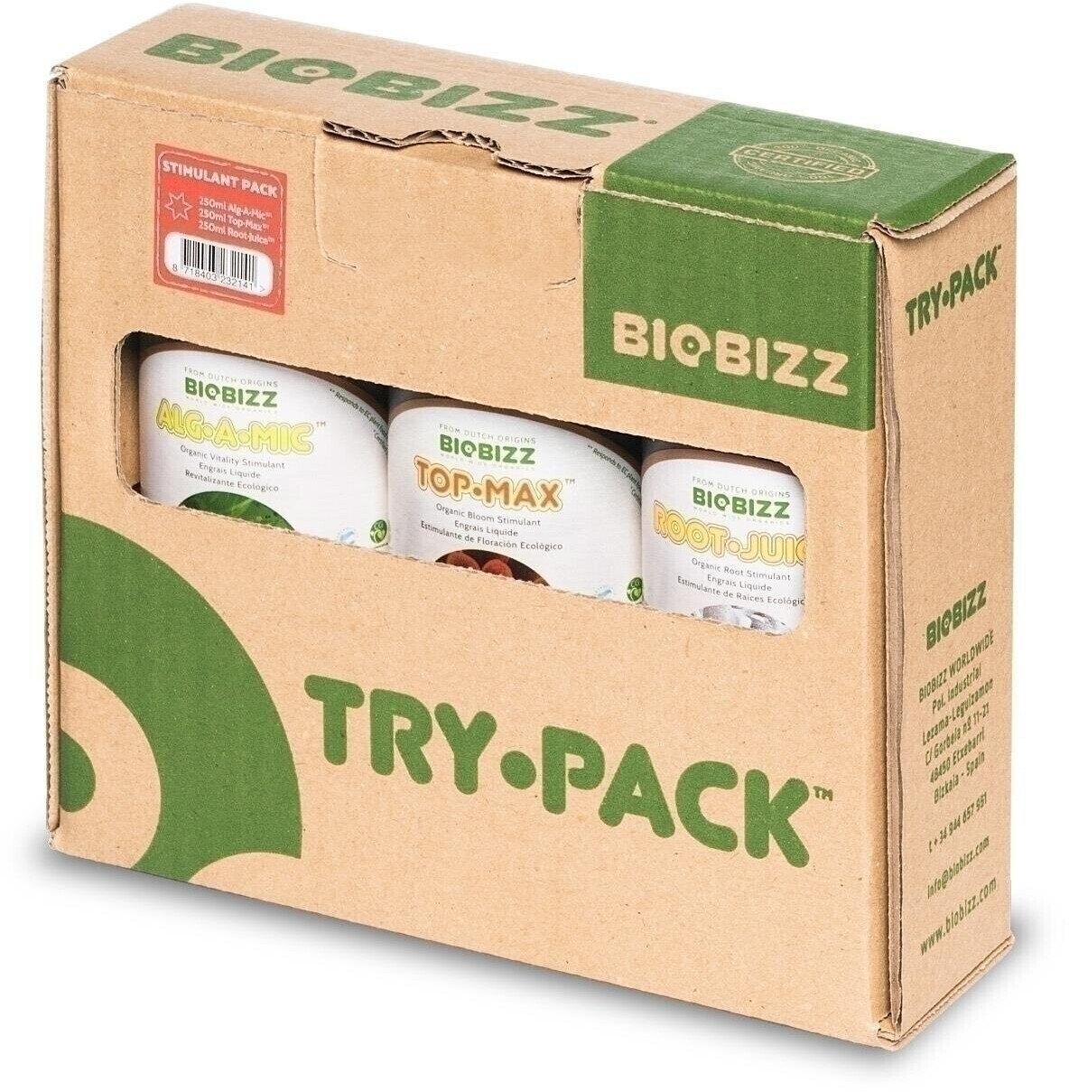 Accessoires pour plantes & fleurs Biobizz Try - Pack stimulant (3x250 ml)