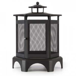 Décoration de jardin Blumfeldt Cheminée de jardin Mandala