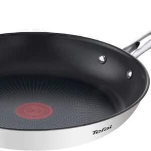 Tefal Tefal Bratpfanne Duetto+, Edelstahl, Premium Edelstahl, Induktionspfanne, Temperaturanzeiger, langlebig Bratpfannen