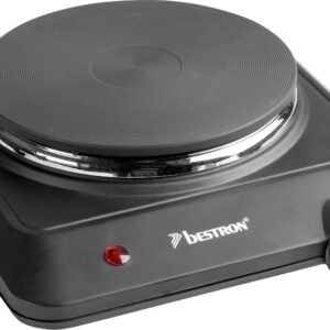 bestron Einzelkochplatte AHP150 Kitchen Heroes, aus Gusseisen, Ø 18 cm, 1500 Watt, Schwarz bestron Einzelkochplatten