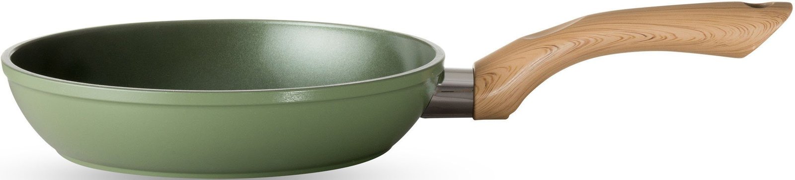 Bratpfannen JUST VEGAN JUST VEGAN Bratpfanne CeraVegan, Aluminium (1-tlg), Pflanzliche Keramikbeschichtung, Induktion