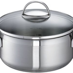 SCHULTE-UFER Bratentopf Wave, Edelstahl (1-tlg), Induktion SCHULTE-UFER Bratentöpfe