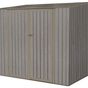 Abris, garages et rangements de jardin Chalet & Jardin Abri jardin métal "bois vieilli 75" 3,3 m² gris