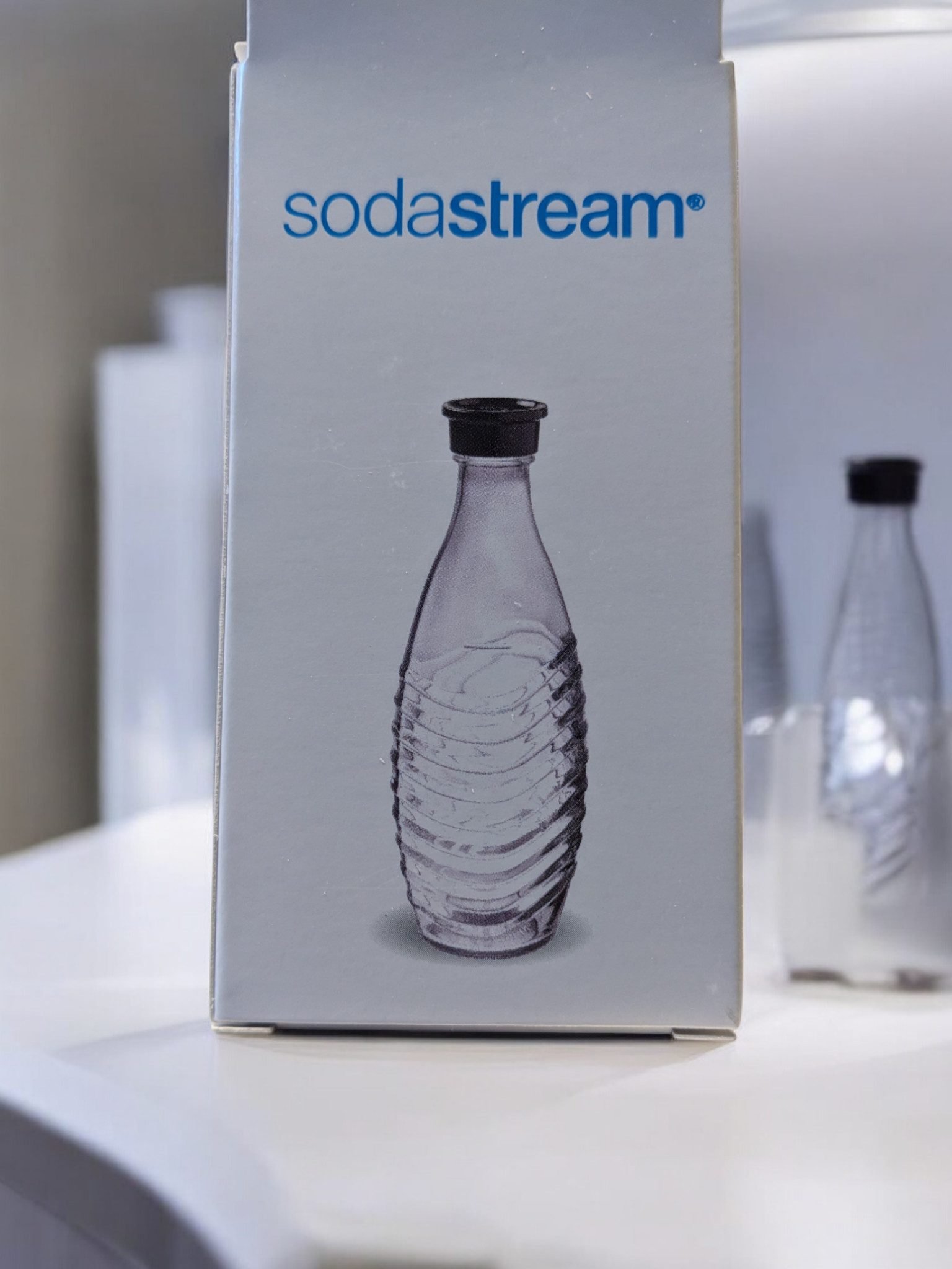 SodaStream Wassersprudler Glaskaraffen Verschluss schwarz 2 Stück, (2-tlg) SodaStream Topfdeckel