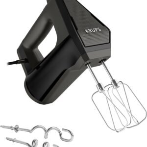 Krups Handmixer GN6028 3MIX 6000, Soft-Touch-Griff, langes Kabel, 600 W Handmixer Krups