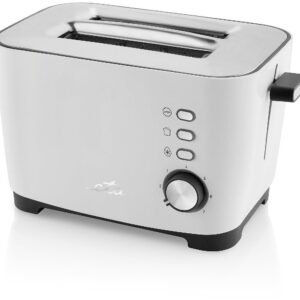 eta Toaster Ronny ETA316690000, 2 kurze Schlitze, für 2 Scheiben, 800 W, weiß, in einem edlen Design und 7 Bräunungsstufen eta 2-Scheiben-Toaster