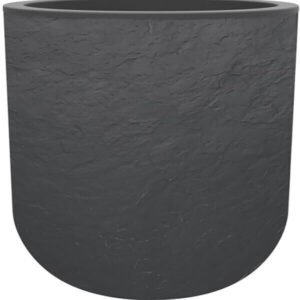 Accessoires pour plantes & fleurs EDA Pot rond Volcania'Up 40 cm 32,5 Lgris anthracite