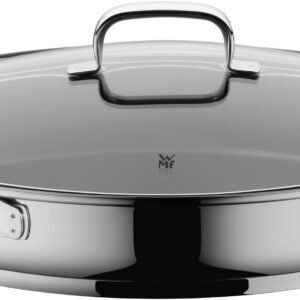 WMF Fischpfanne Devil, Cromargan® Edelstahl Rostfrei 18/10 (1-tlg), Pfanne mit Antihaftbeschichtung, oval, Induktion WMF Fischpfannen