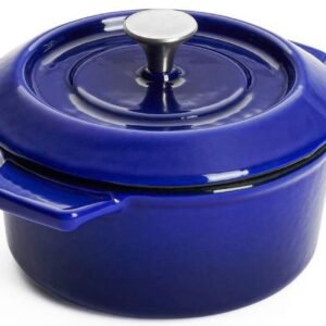 WOLL WOLL Kasserolle Iron, Gusseisen (1-tlg), Ø 10 cm, Induktion blau Kasserollen