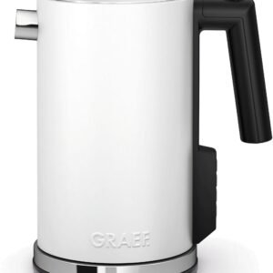 Graef Wasserkocher WK 901, 1,2 l, 2015 W, mit Temperatureinstellung, weiß-matt weiß Wasserkocher Graef
