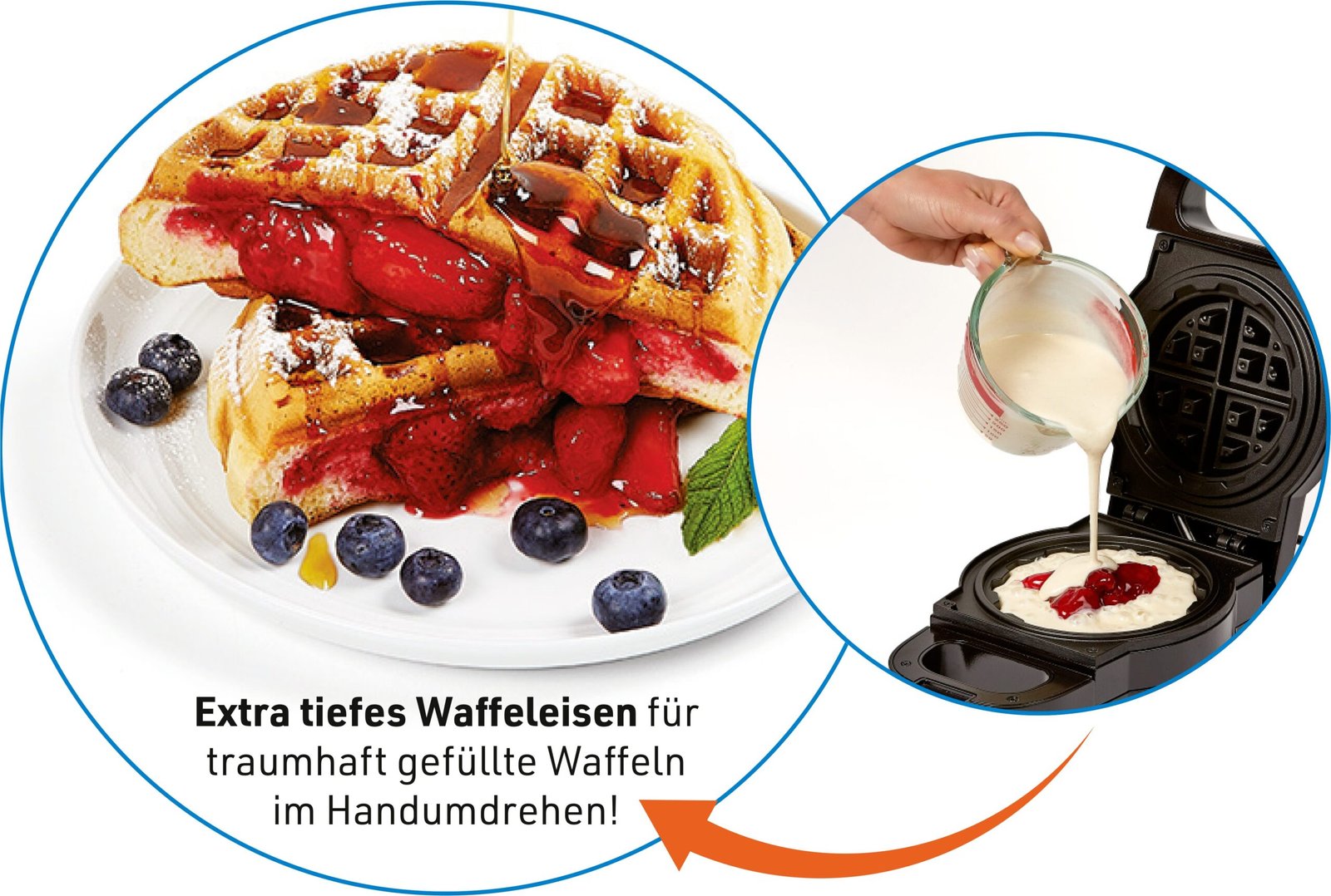 Waffeleisen MediaShop MediaShop Waffeleisen M35523 PowerXL Waffle Star, 764 W