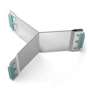 Philips Frittiereinsatz HD9916/00, 3-fach Korbtrenner Airfryer Zubehör, kompatibel mit Philips Airfryer Combi 7000 Series, spülmaschinenfest Topfeinsätze Philips