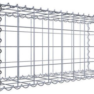 Gabiona Gabion 100 x 40 x 30 cm Mesh Size 10 x 10 cm Matériaux pour jardin