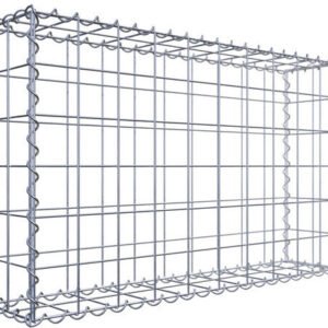Matériaux pour jardin Gabiona Gabion 100 x 60 x 20 cm Mesh Size 10 x 10 cm