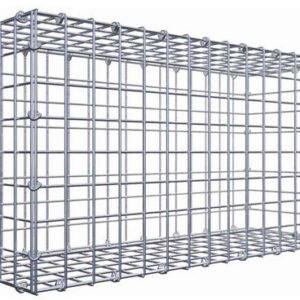 Matériaux pour jardin Gabiona Gabion 80 x 40 x 30 cm Mesh Size 5 x 5 cm C-Ring