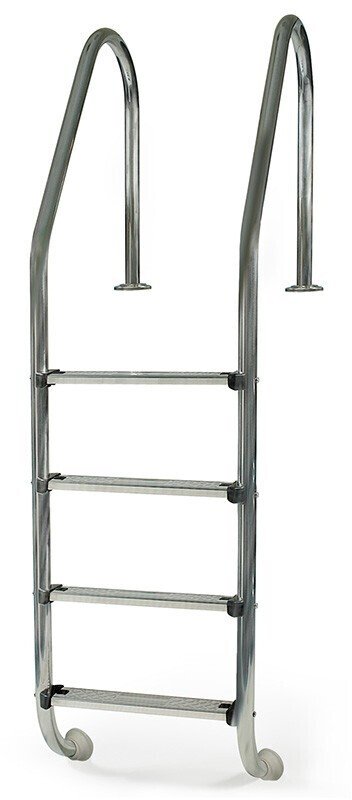 Piscines et accessoires Gre Échelle acier inoxydable piscine enterrée 4 marches (40272)