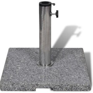 Helloshop26 Pied de parasol 20 kg 3 adaptateurs inclus 30/35/38 mm Protections solaires extérieures