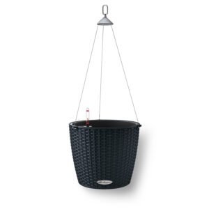 Accessoires pour plantes & fleurs Lechuza NIDO Cottage 35 Ø35x23cm graphite black