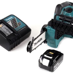 Makita Tronçonneuse sans fil DUC122DUC122 RT1 (1x Akku 5Ah + Charger DC18RC) Outils de jardin à moteur
