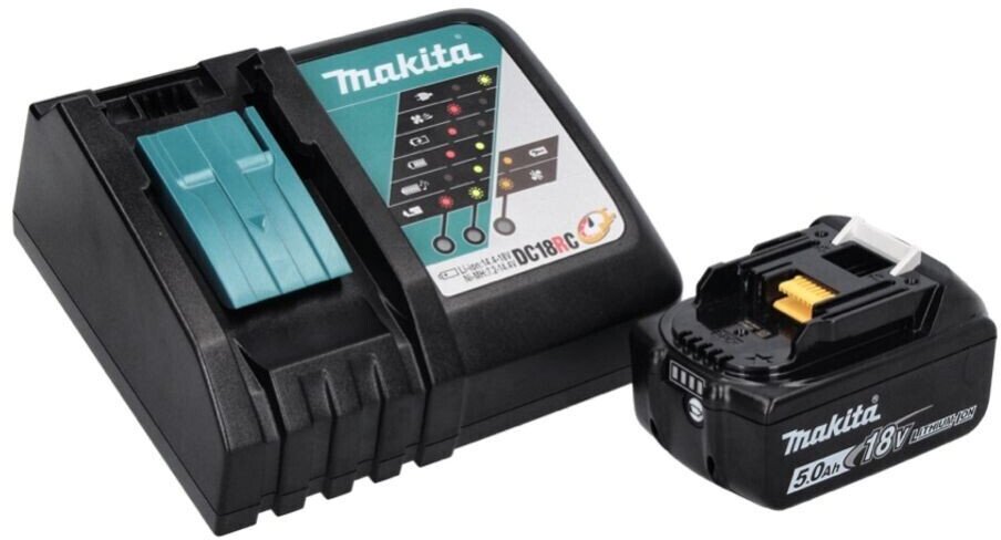 Makita DUR181DUR181RT1+ (1 batterie 5,0 Ah + chargeur rapide) Outils de jardin à moteur