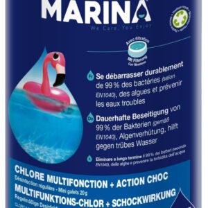 Piscines et accessoires Marina Chlore multifonction choc 1,2 kg