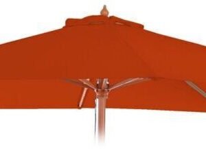 Mendler Toile de rechange pour parasol Florida Ø 350 cmterracotta Protections solaires extérieures