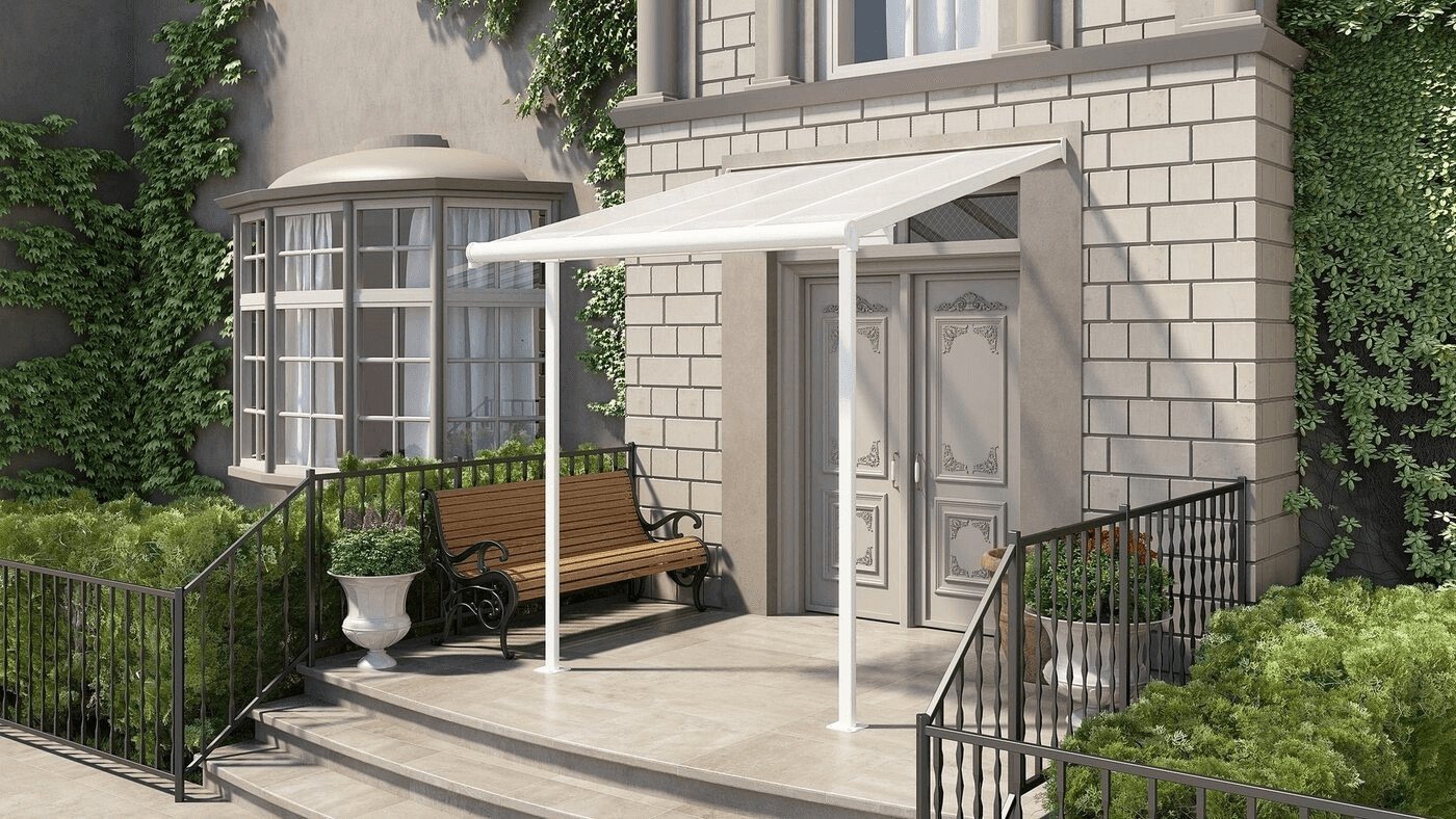 Abris, garages et rangements de jardin Palram Sierra 230 x 230 cmblanc