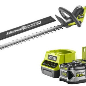 Outils de jardin à moteur Ryobi RY18HT55ARY18HT55A-0 (1 x 5,0 Ah + chargeur)