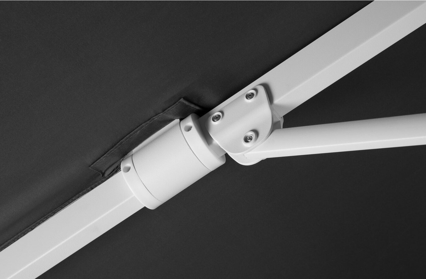 Protections solaires extérieures Schneider Rhodos Twist Bianco 300 x 300 cmblack