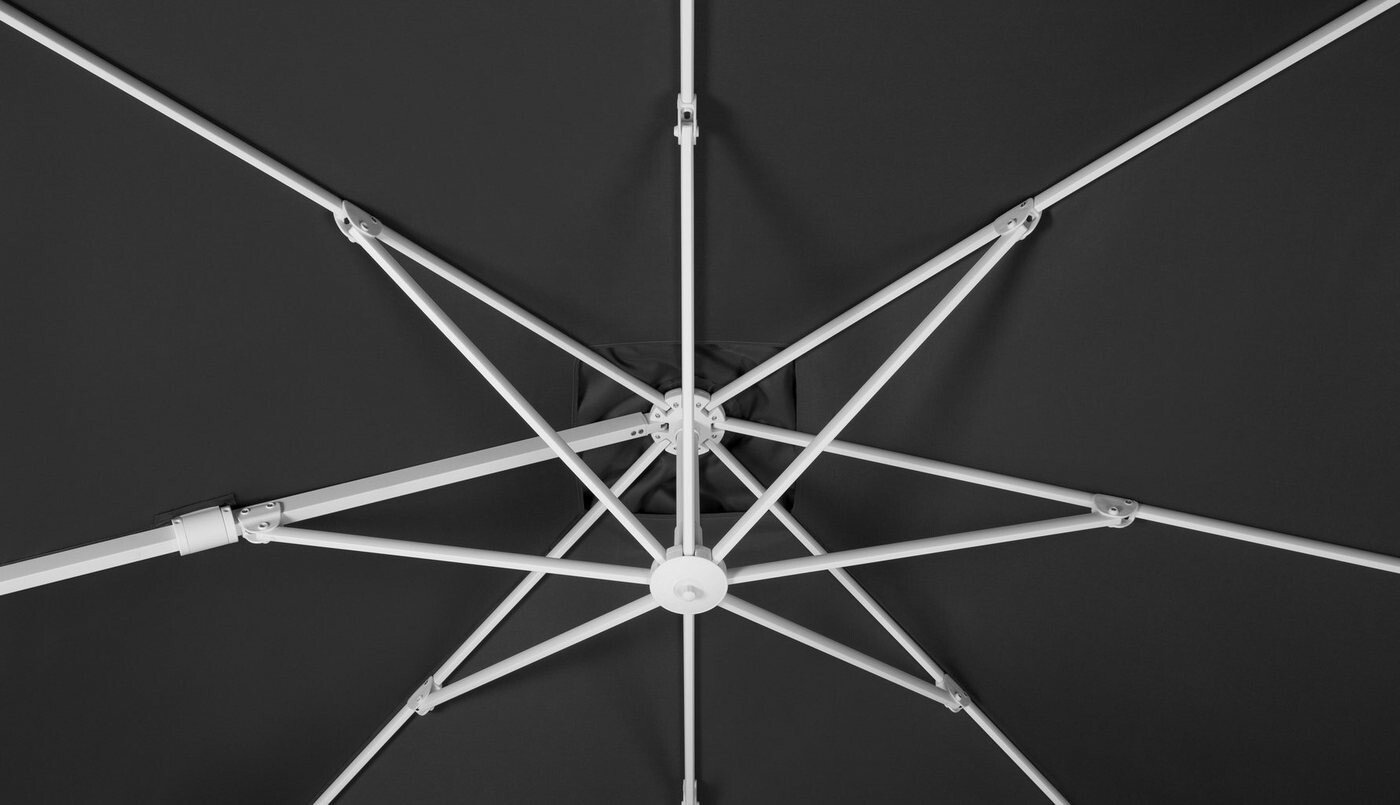 Protections solaires extérieures Schneider Rhodos Twist Bianco 300 x 300 cmblack