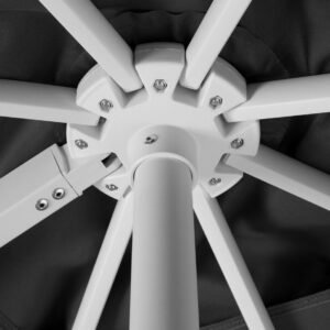 Protections solaires extérieures Schneider Rhodos Twist Bianco 300 x 300 cmblack