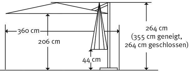 Protections solaires extérieures Schneider Rhodos Twist Bianco 300 x 300 cmblack