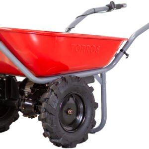 Outils de jardinage Torros Brouette électrique 100 L 6Ah