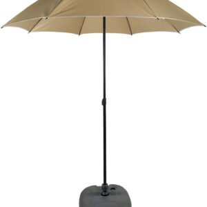 Protections solaires extérieures VCM Beach parasol Ø1.8mTaupe