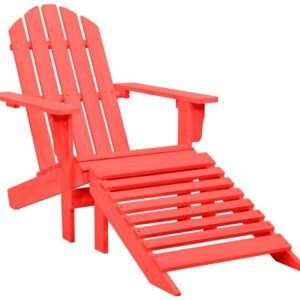 vidaXL Adirondackred Meubles de jardin