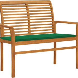 vidaXL Bench 112 cm3062654 verde Meubles de jardin